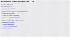 Desktop Screenshot of mckusick.com