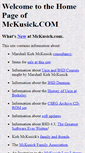 Mobile Screenshot of mckusick.com