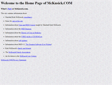 Tablet Screenshot of mckusick.com